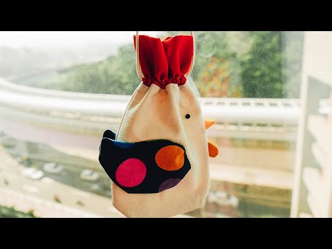 手作公雞小包教學
